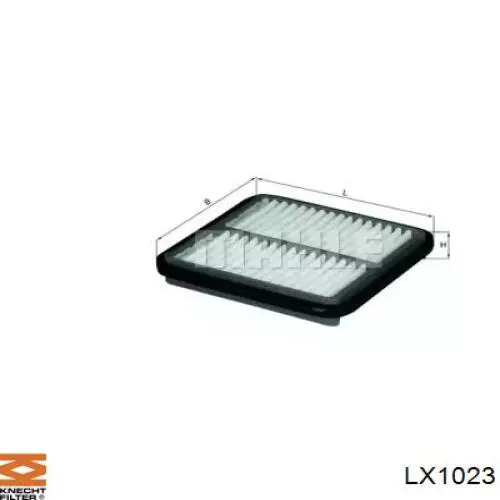 Воздушный фильтр LX1023 Knecht-Mahle