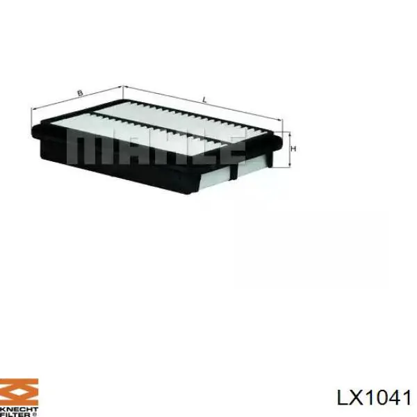 Воздушный фильтр LX1041 Knecht-Mahle