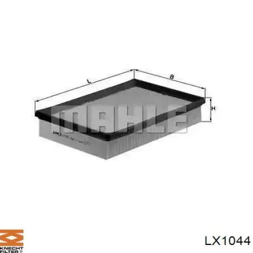 LX1044 Knecht-Mahle воздушный фильтр