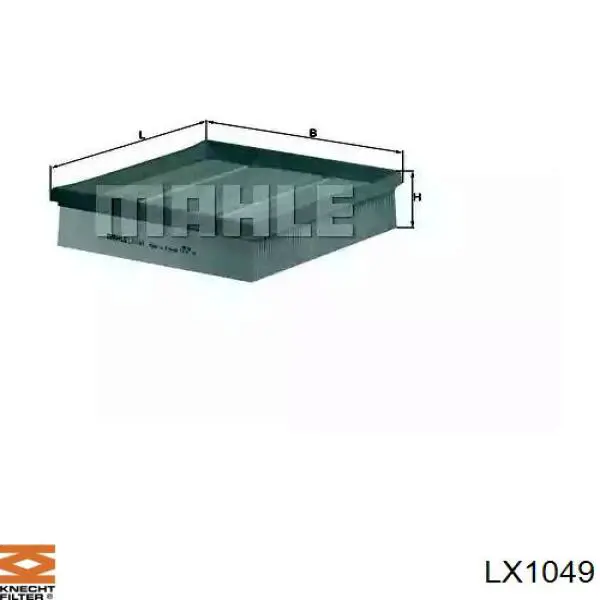LX1049 Knecht-Mahle воздушный фильтр