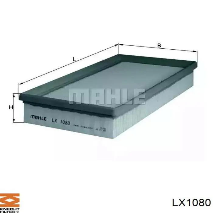 LX1080 Knecht-Mahle воздушный фильтр