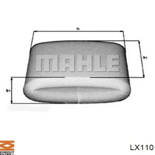 LX110 Knecht-Mahle воздушный фильтр
