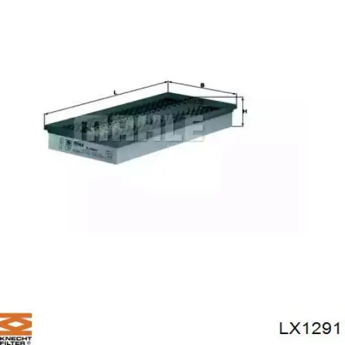 LX 1291 Knecht-Mahle воздушный фильтр