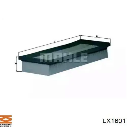 LX1601 Knecht-Mahle воздушный фильтр