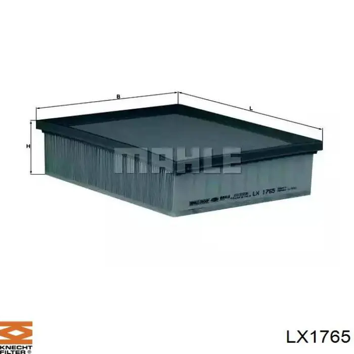 LX1765 Knecht-Mahle воздушный фильтр