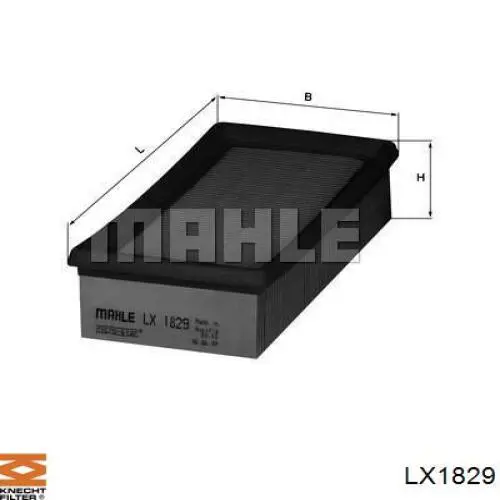 Воздушный фильтр LX1829 Knecht-Mahle