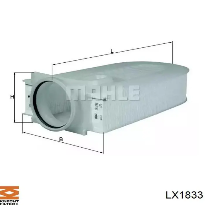 LX1833 Knecht-Mahle воздушный фильтр