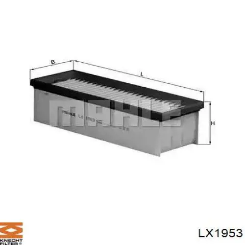 Воздушный фильтр LX1953 Knecht-Mahle