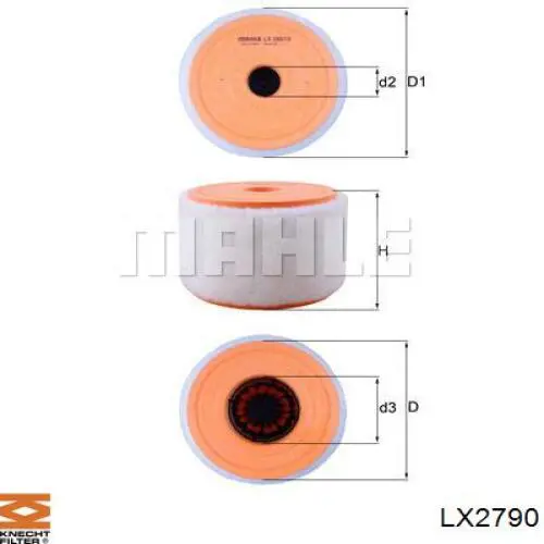 FA0208JM Japan Parts Воздушный фильтр двигателя