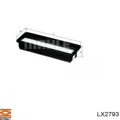 Воздушный фильтр LX2793 Knecht-Mahle