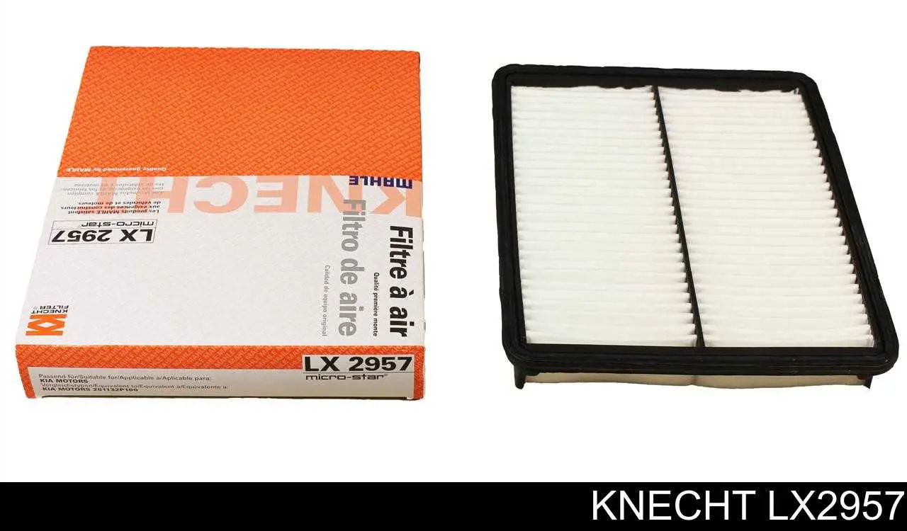 LX2957 Knecht-Mahle Воздушный фильтр двигателя