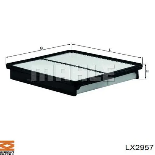 Элемент воздушного фильтра Knecht-Mahle LX2957 цена, от 6.70 USD