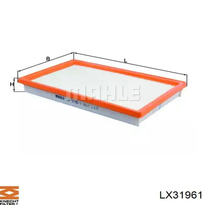 Купить IPA955 Interparts Автомобильный фильтр воздуха