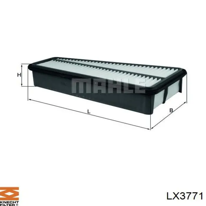 LX3771 Knecht-Mahle воздушный фильтр