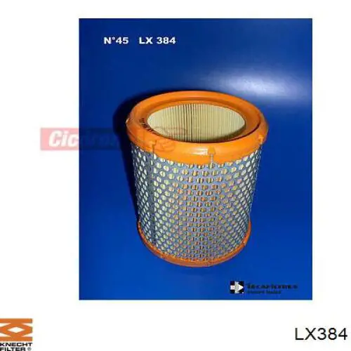 LX384 Knecht-Mahle воздушный фильтр