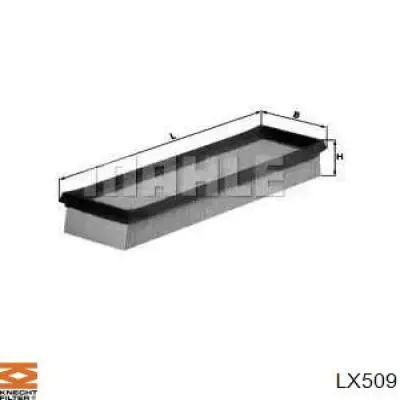 LX 509 Knecht-Mahle воздушный фильтр