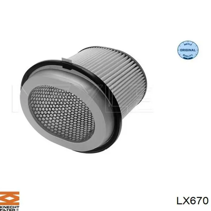 LX670 Knecht-Mahle воздушный фильтр