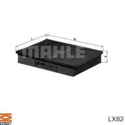 Воздушный фильтр LX82 Knecht-Mahle