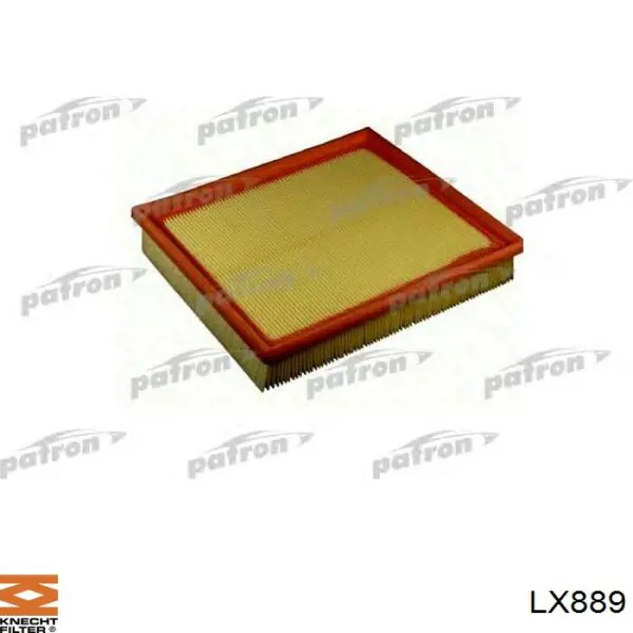 LX889 Knecht-Mahle Воздушный фильтр двигателя