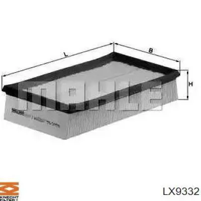 Воздушный фильтр LX9332 Knecht-Mahle