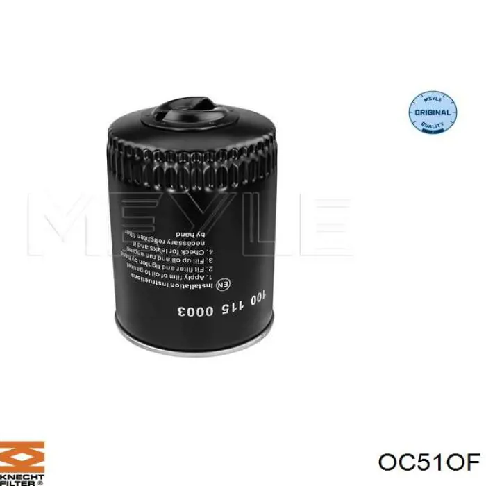 OC51OF Knecht-Mahle масляный фильтр