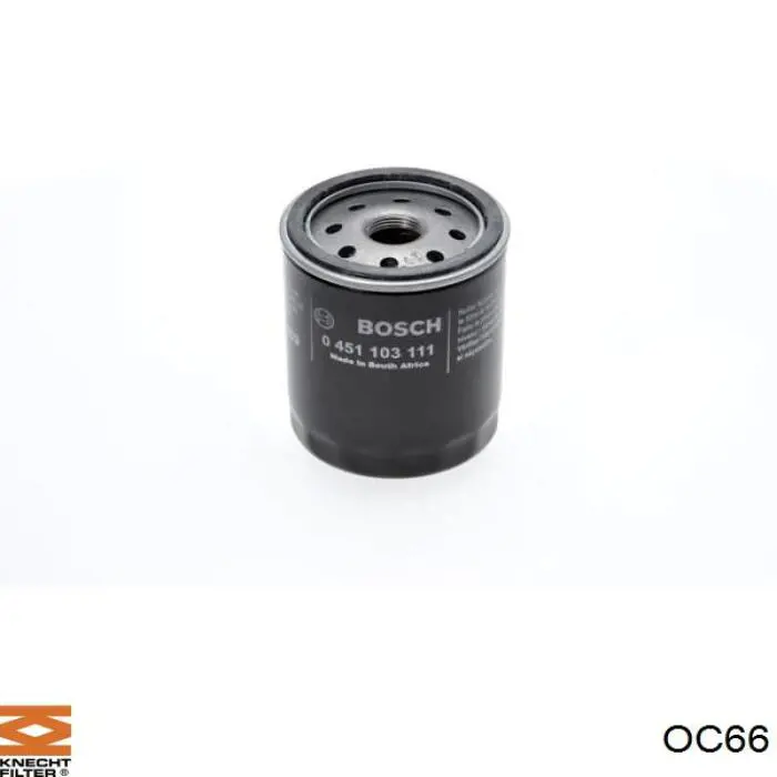 OC66 Knecht-Mahle масляный фильтр