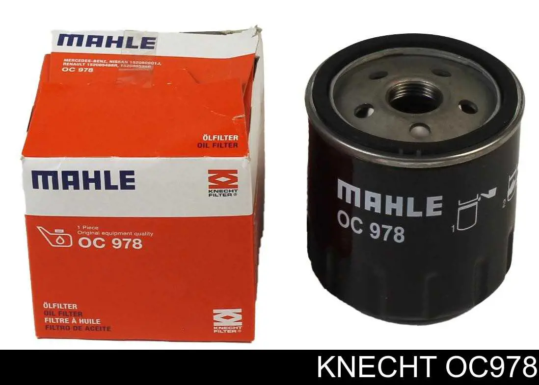OC978 Knecht-Mahle масляный фильтр