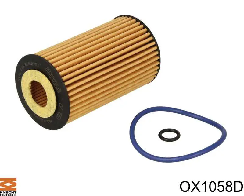 OX1058D Knecht-Mahle масляный фильтр