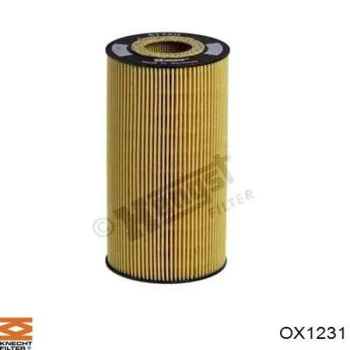 OX1231 Knecht-Mahle масляный фильтр