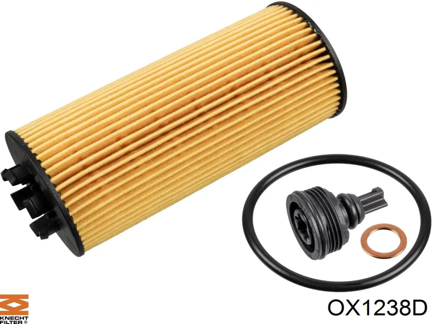 Масляный фильтр OX1238D Knecht-Mahle