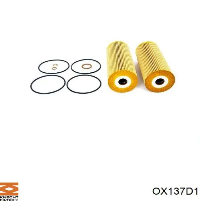 Масляный фильтр OX137D1 Knecht-Mahle