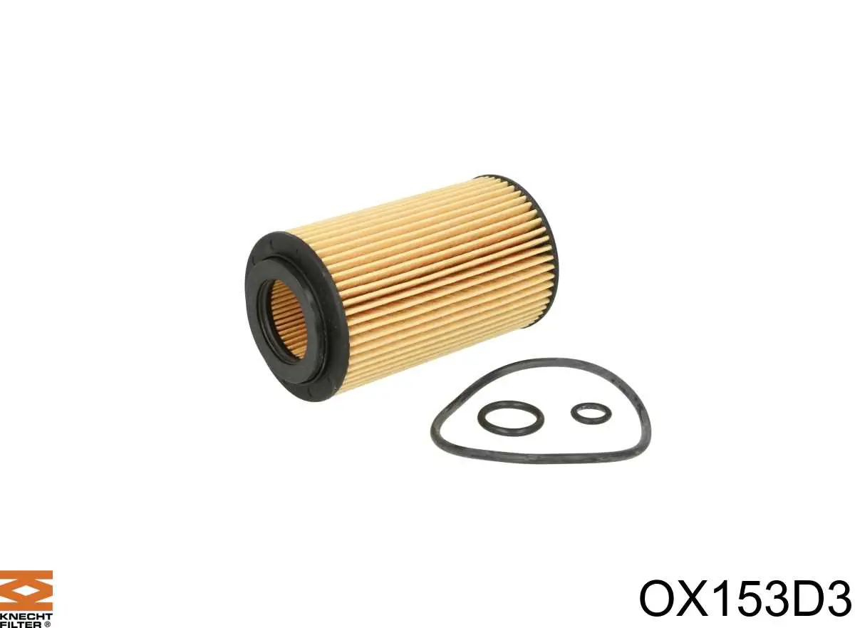 OX153D3 Knecht-Mahle Масляный фильтр двигателя