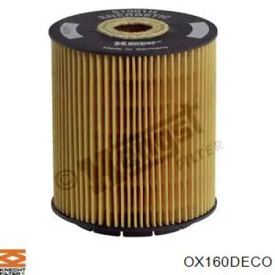 OX160DECO Knecht-Mahle масляный фильтр