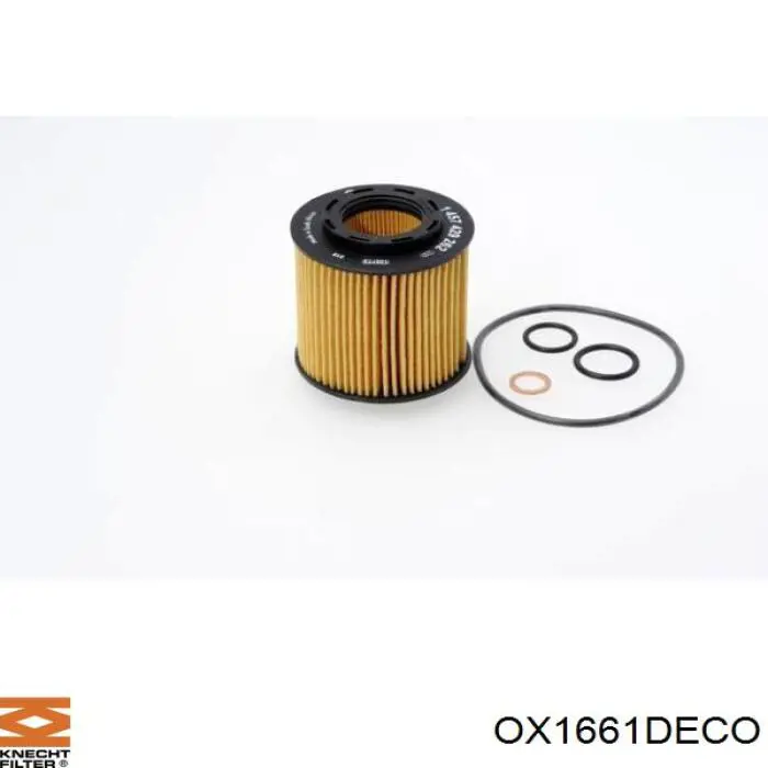 OX1661DECO Knecht-Mahle масляный фильтр