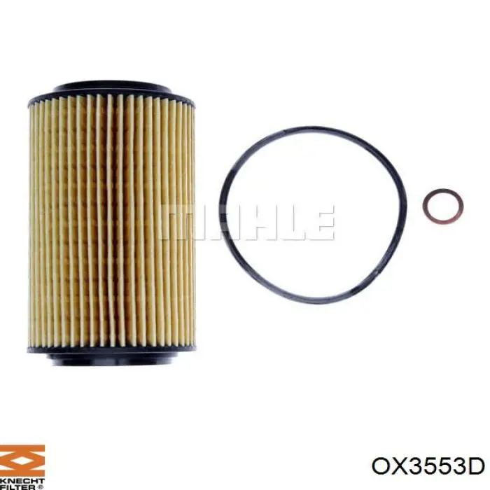 Фільтр масляний OX3553D Knecht-Mahle