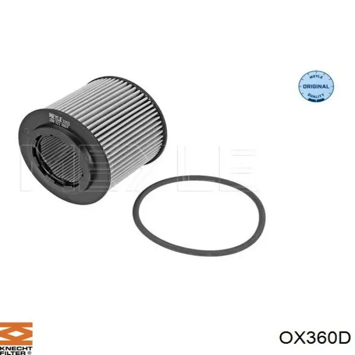 OX360D Knecht-Mahle масляный фильтр