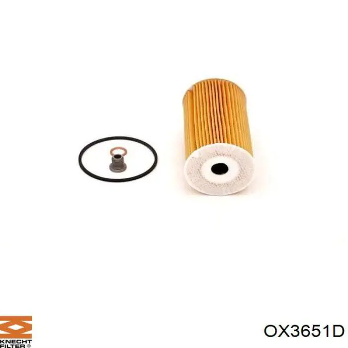 Масляный фильтр OX3651D Knecht-Mahle