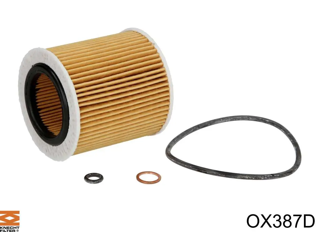 OX387D Knecht-Mahle масляный фильтр