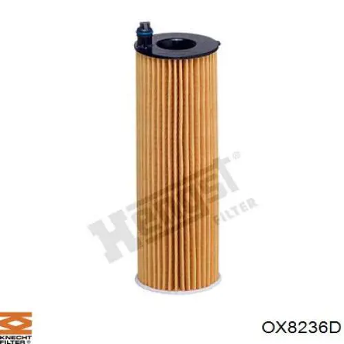 OX8236D Knecht-Mahle filtro de óleo