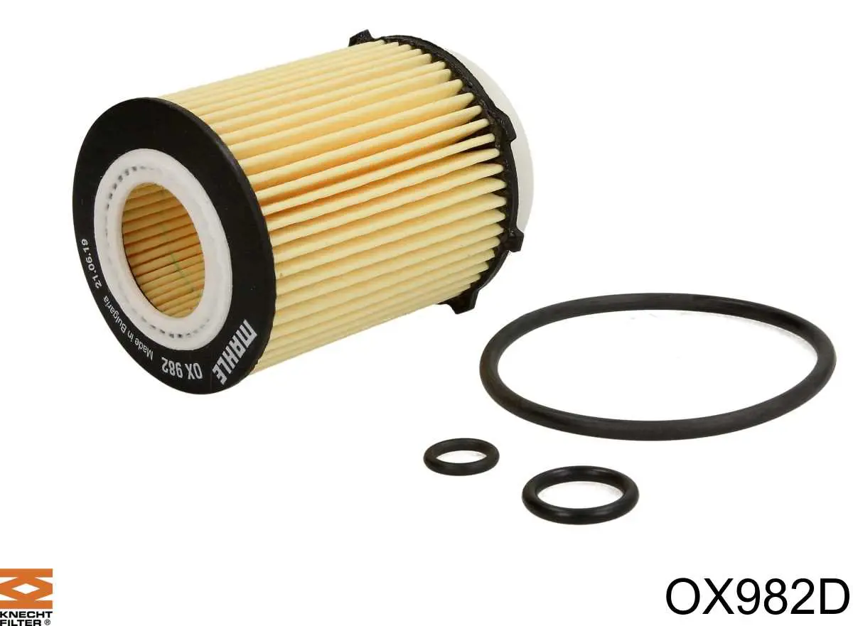 OX982D Knecht-Mahle масляный фильтр