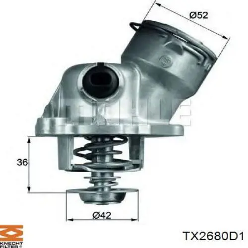 Термостат TX2680D1 Knecht-Mahle