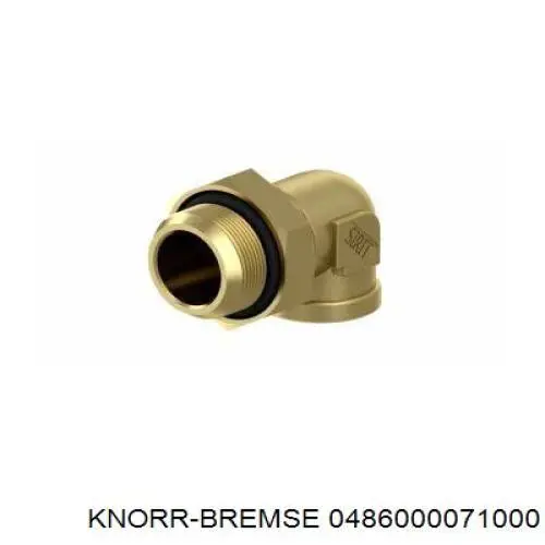 Sensor ABS trasero derecho 0486000071000 Knorr-bremse