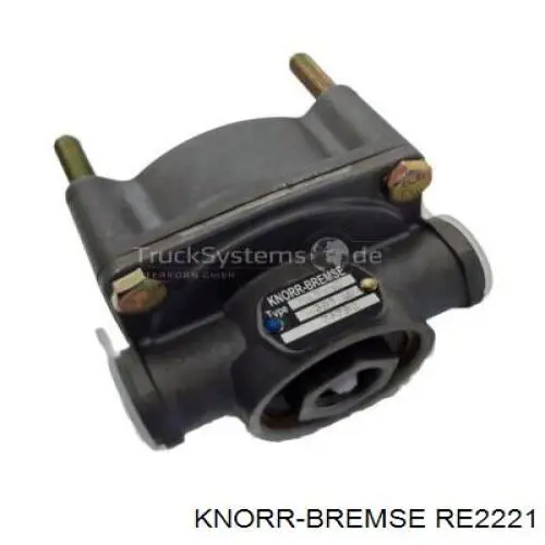 Ускорительный клапан пневмосистемы Knorr-bremse RE2221 цена, от 35.58 USD