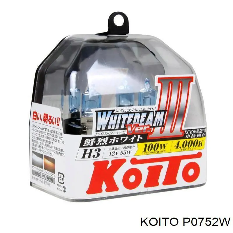 Лампочка ближнего света Koito P0752W цена, от 1.96 USD