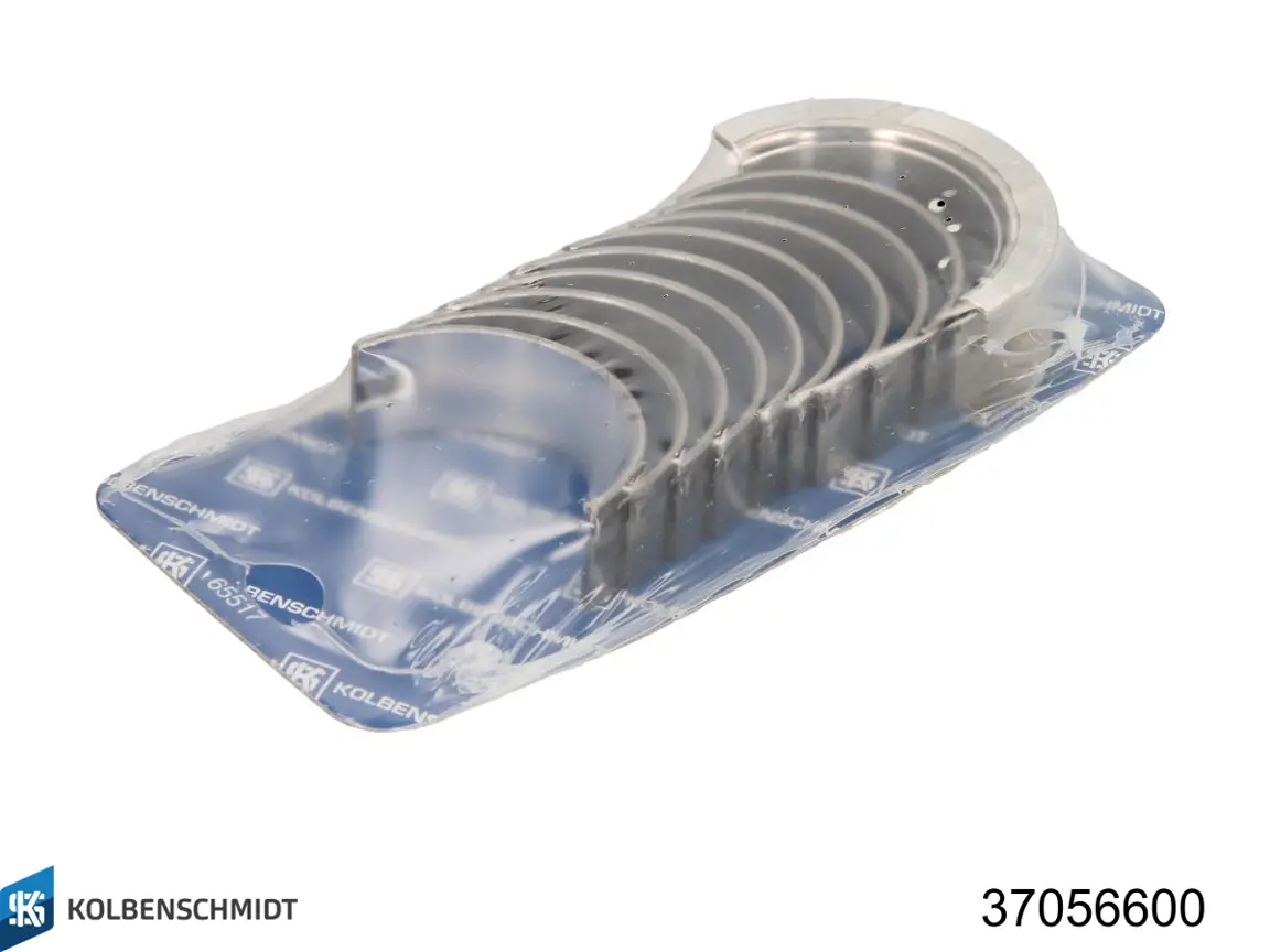 Купить 37056600 Kolbenschmidt Вкладыши коленвала, коренные, комплект, стандарт (STD)