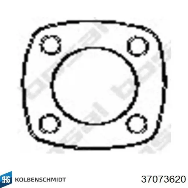 Купить 37073620 Kolbenschmidt Вкладыши коленвала коренные, комплект, 2-й ремонт (+0,50)