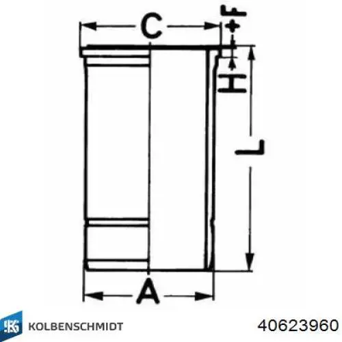 Поршень в сборе Kolbenschmidt 40623960 цена, от 237.71 USD