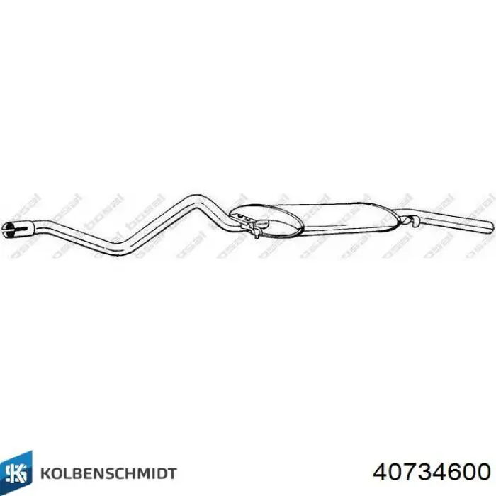 Купить 40734600 Kolbenschmidt Поршень на 1 цилиндр