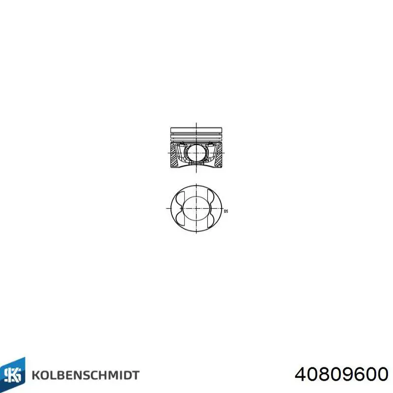 Купить 40809600 Kolbenschmidt Поршень на 1 цилиндр