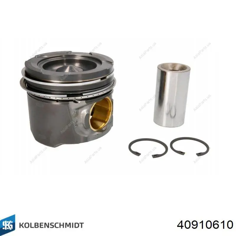Поршень в комплекте на 1 цилиндр, 2-й ремонт (+0,50) Kolbenschmidt 42125610 цена, от 236.55 USD